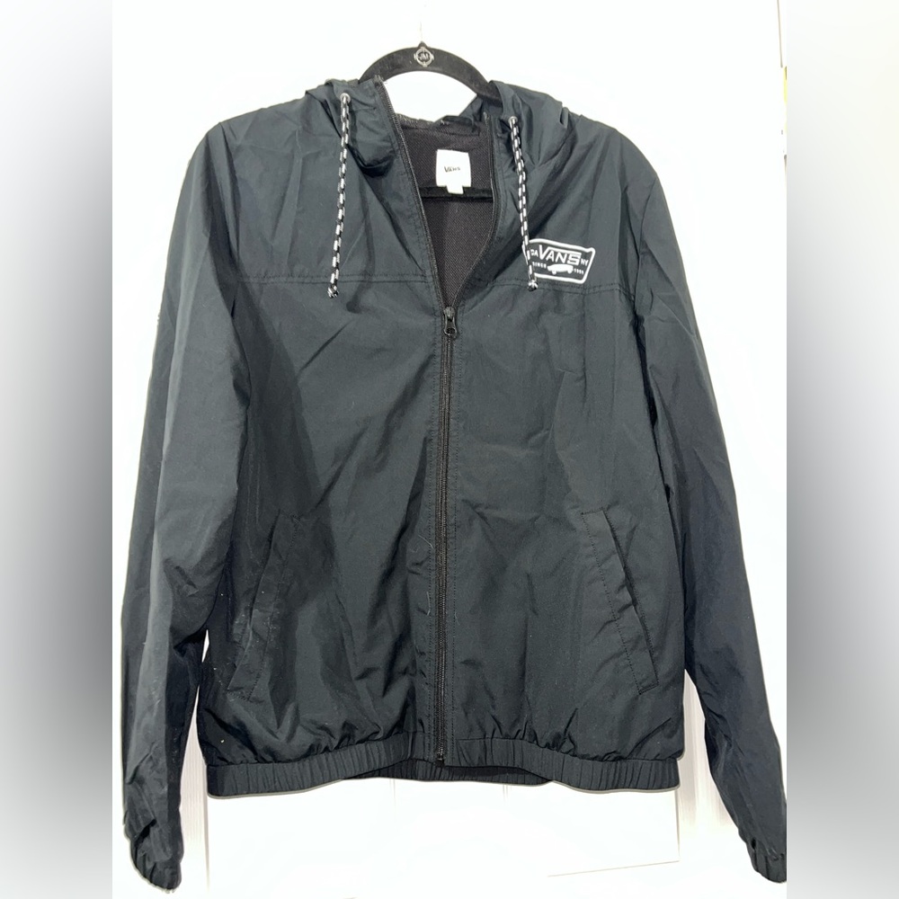 Vans Black Mesh lined Windbreaker